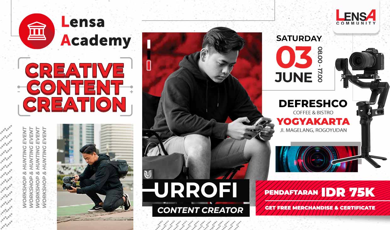 Belajar Bikin Konten Bareng Urrofi di Lensa Academy Vol.2